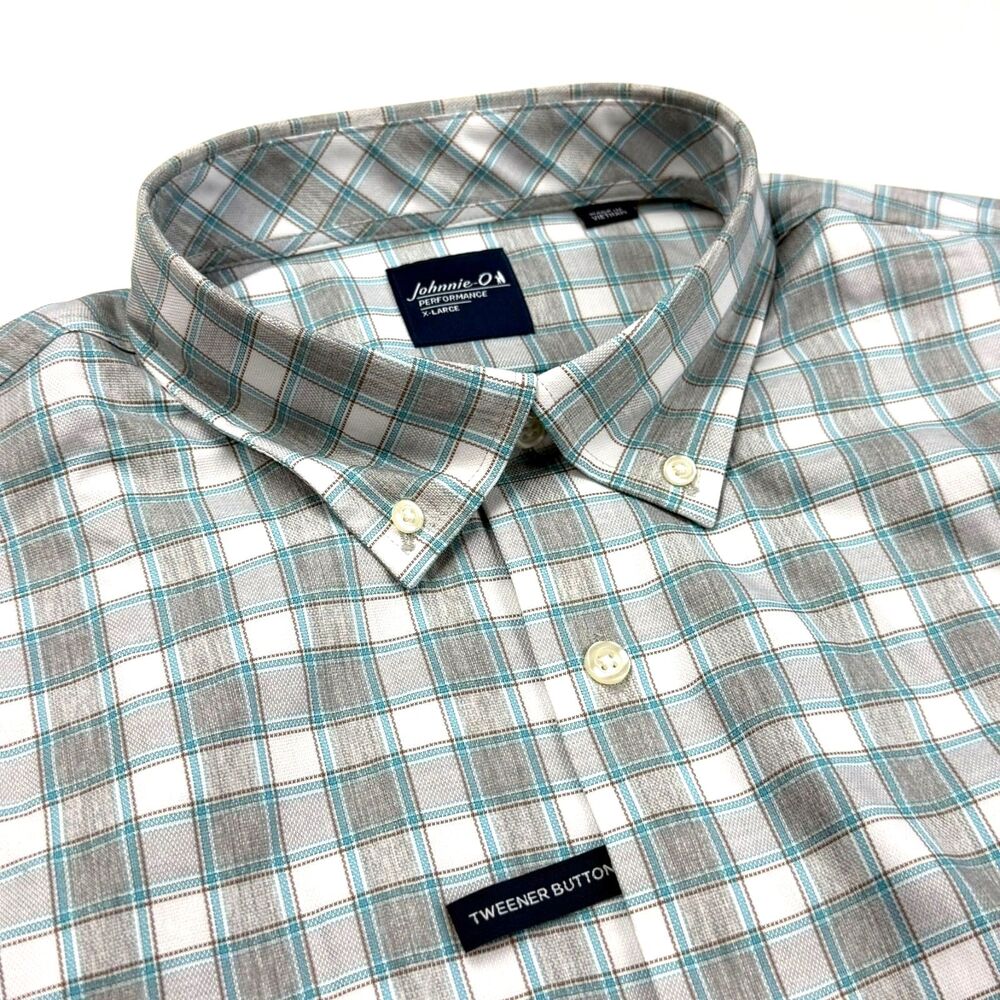 Johnnie-O Men's Gatlin Everyday Performance Button Down Shirt Large NWT